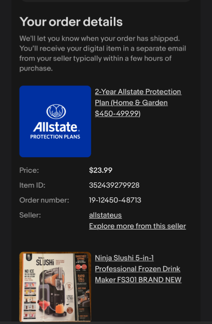 Ninja SLUSHi FS301 88 oz Frozen Drink and Slushie Maker Machine Pre-Owned-image