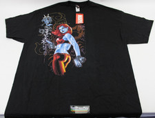 Vintage Y2K Mad Engine Marvel X-Men Mystique Black T-Shirt 2XL XXL NWT