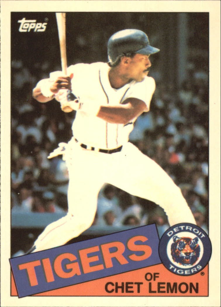 1985 Topps Tiffany #20 Chet Lemon - BB
