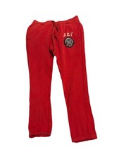 Abercrombie Fitch Men s Small Red Sweatpants Y2K Vintage