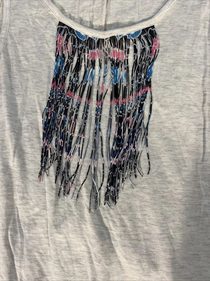 Justice Girls Flowy Tassel Tank Size 18 - Image 2 of 4