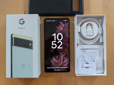 Google Pixel 6, Sorta Seafoam, 128 GB, 8 GB RAM, OVP, Smartphone ohne SIM-Lock