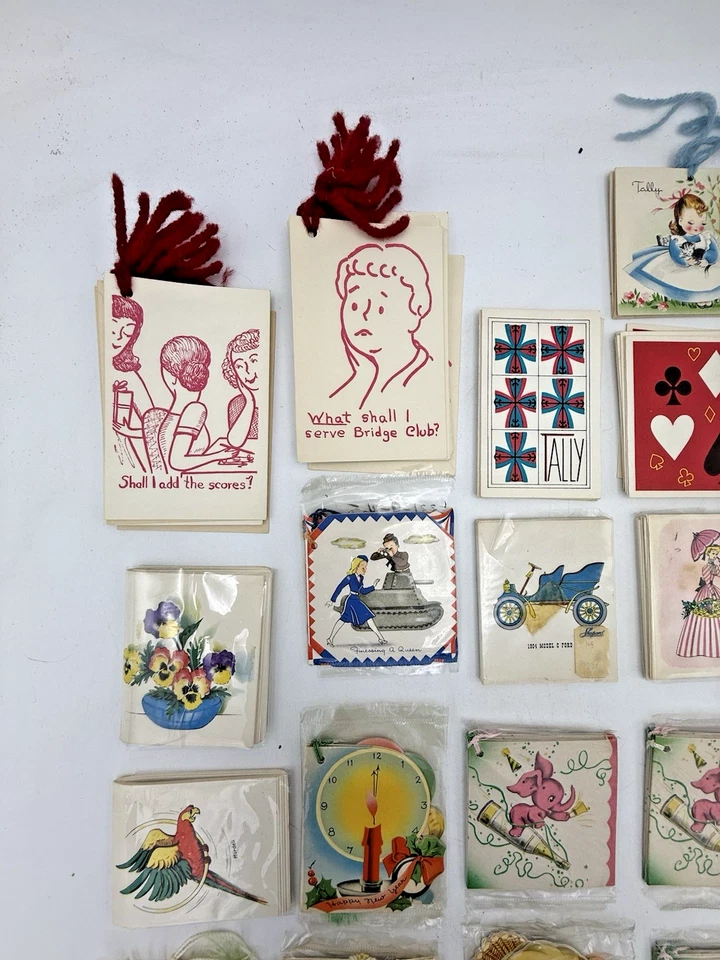 Gran Lote de Paquetes NOS Tarjetas de Conteo Surtidas - Acción de Gracias, Año Nuevo, etc. Foto 4 de 4