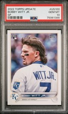 2022 Topps Update #US100 Bobby Witt Jr. Sp PSA 10