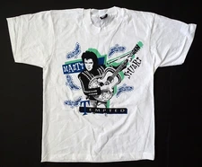1990s MARTY STUART Vintage NOS Original TEMPTED Concert Tour T-SHIRT Tee Shirt L