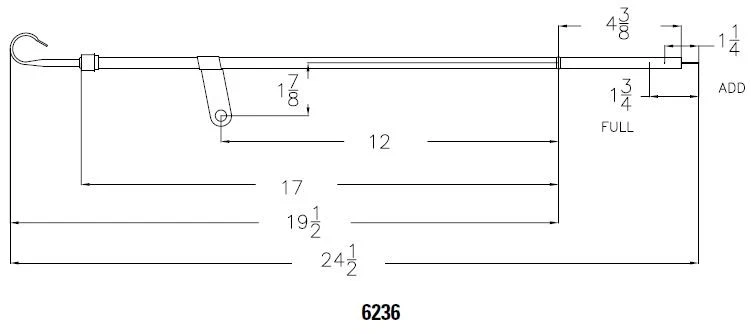 Mr. Gasket 6236 DIPSTICK - Imagem 2 de 2