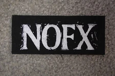NOFX Cloth Patch Sew On Badge 4.5" X 2" Punk Rock  (CP58)