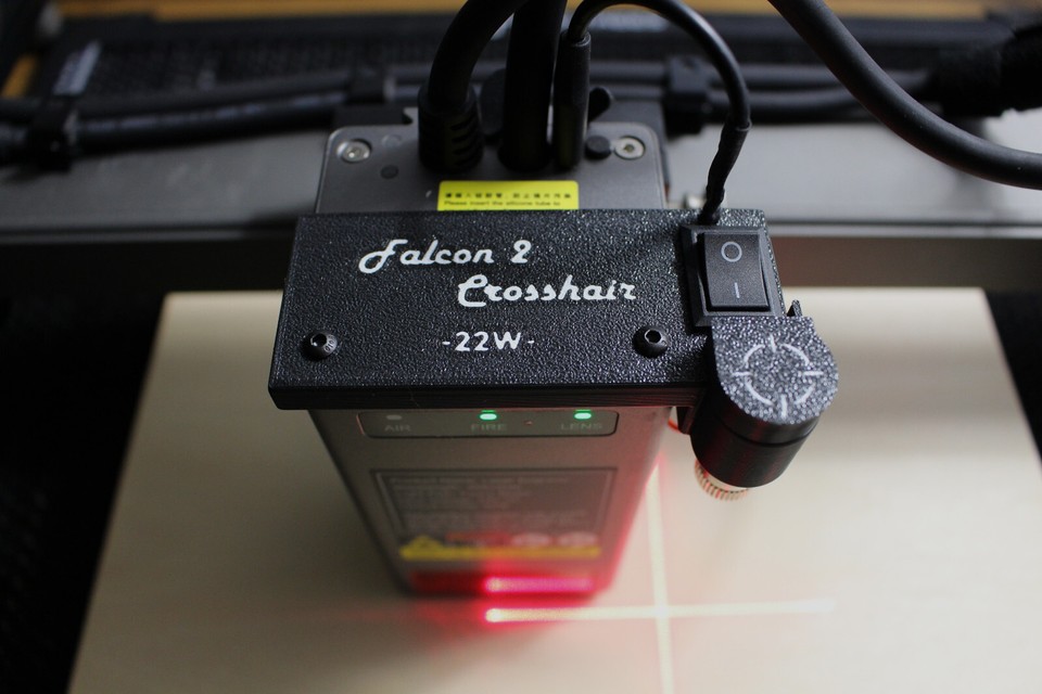 Creality Falcon 2 Laser Sight Crosshairs (Fully Assembled) for 22W (Pro ...