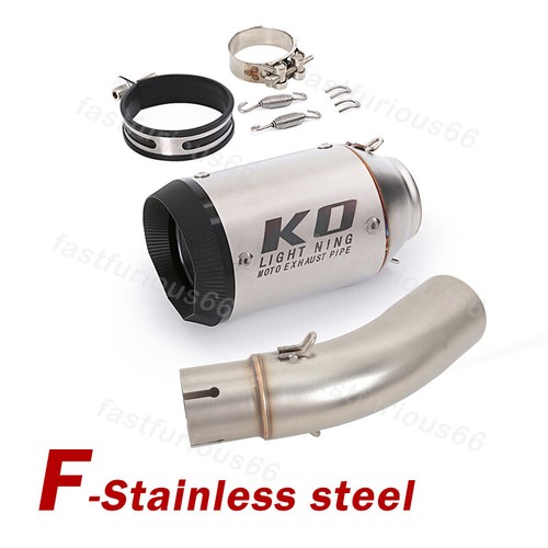 Slip On 51MM Exhaust Pipe For Voge Q250 2023 Muffler Escape MiddIe Link Tube - Picture 10 of 12