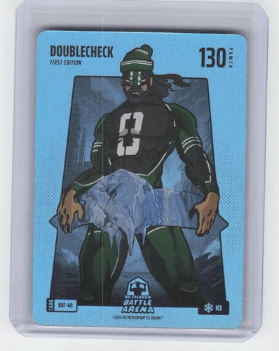 2024 Bo Jackson Battle Arena Aaron Rodgers Doublecheck First Edition BBF-40 Ice