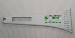Genuine Alfa Romeo Dealership Ice Scraper Vintage Ridgewood NY Import Center