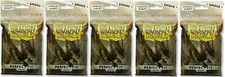 Lot of 5 Dragon Shield Perfect Fit Inner Sleeves Smoke brand new 100 ct packages