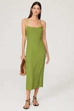 Reformation Dover Dress in Green