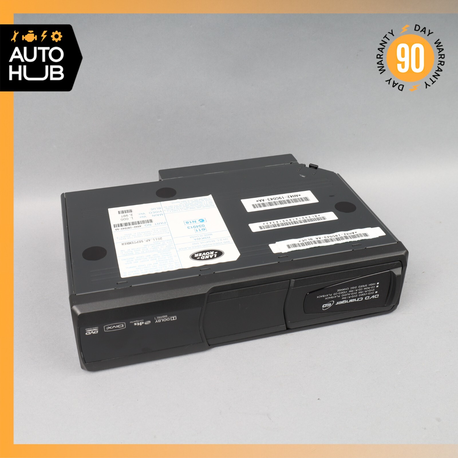 10-19 Aston Martin Rapide DVD CD Changer 6 Disk Player OEM 11k MILES