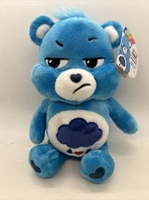 Care Bears GRUMPY BEAR 9" Soft Loveable Classic Beanie Blue Plush 2020 New