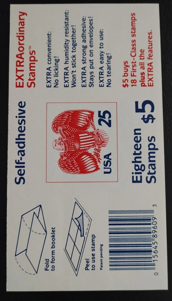 US Stamps SC#2431a EAGLE & SHIELD MNH Booklet Pane of 18. FREE SHIPPING!! - Image 2 of 2