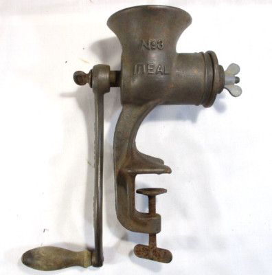 VINTAGE BOLINDERS MADE IN SWEEDEN No.3 IDEAL MEAT GRINDER MINCER