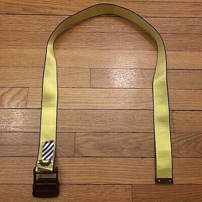 Off-White Short Industrial Belt Yellow Black | eBay Off-White Short Industrial Belt Yellow Black | eBay