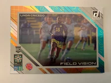 2023 Panini Donruss FIFA Women's World Linda Caicedo RC Field Vision Silver Holo