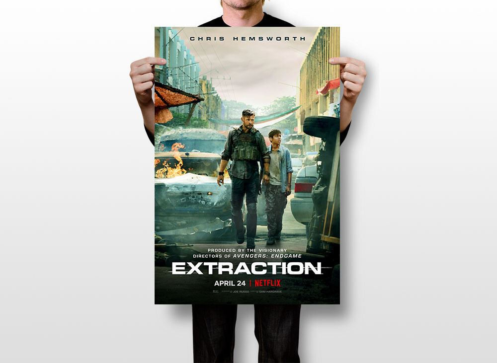 Extraction Movie Poster Print - 12x18 Inch Matte Paper (Unframed)