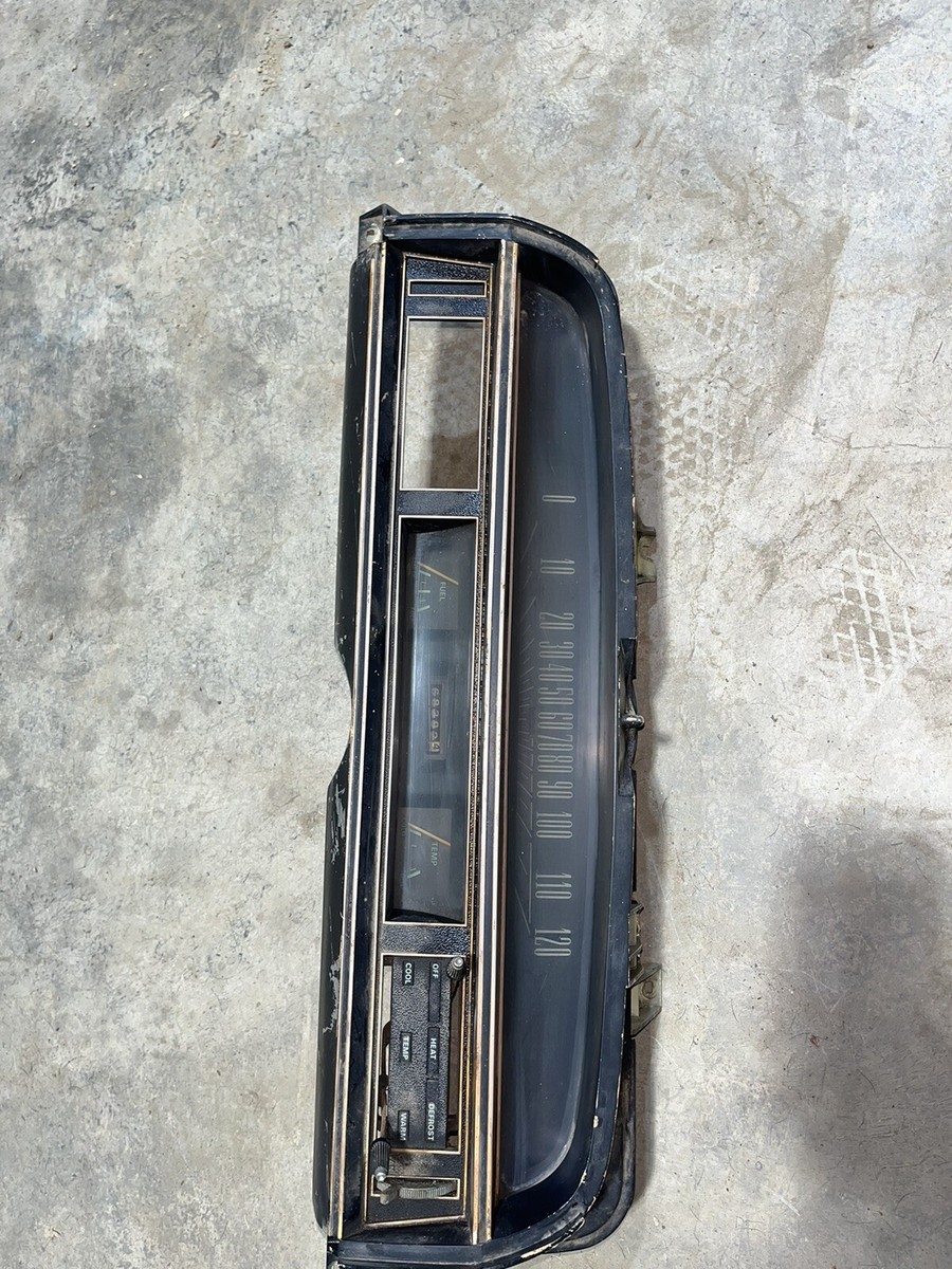 Cluster（LP）1971年 1970-1971 Ford Torino, Ranchero, Fairlane Gauge/instrument Cluster