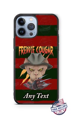 Halloween Nightmare Freddie Cougar Personalized Phone Case fits iPhone Samsung