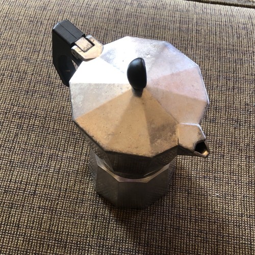 Vintage Bonjour Aluminum Stovetop Camping Espresso Coffee Maker 1 Cup Percolator - Picture 2 of 8