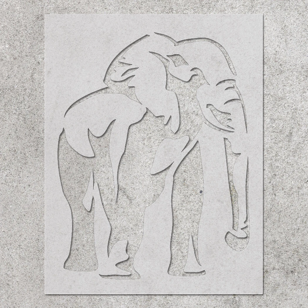 SRIZIAN 12 Pezzi Stencil per Pittura Riutilizzabile, Plastica Stencil per Pittura, Stencil Geometrici Modelli di Pittura per Mobili Fai Da Te Parete