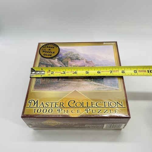 PRESSMAN MASTER COLLECTION 1000 PIECE PUZZLE-RUSTIC EUROPEAN COTTAGES VILLAGE - Picture 10 of 11