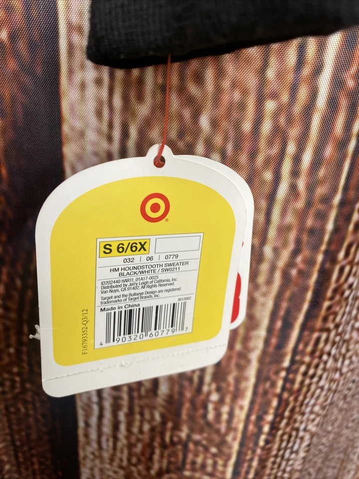 Harajuku мини для целевой девочки кардиган размер маленький 6/6 X черный и белый новый с Ярлыками - Изображение 2 из 4