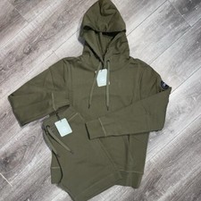 Canada Goose Black Label Huron Khaki Green Hoodie Small & XS Shorts Set BNWT