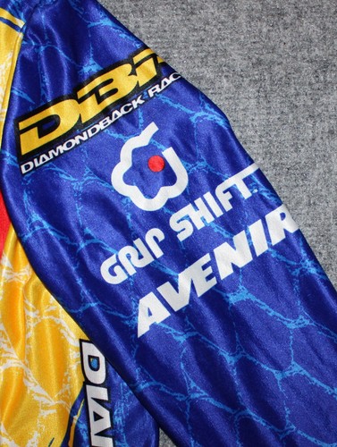 vintage AUSSIE + DIAMONDBACK RACING BIKE JACKET 90s Wool Blend Cycling S Jacket - Picture 4 of 9