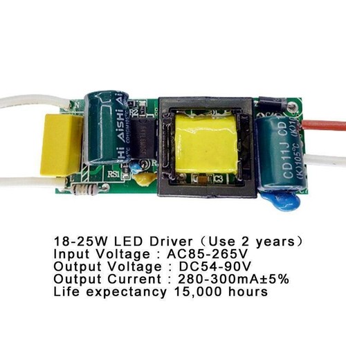LED driver 300mA power supply constant current 1W-3W,4-7W,8W-12W-15W-18W-25W-36W - Picture 5 of 17