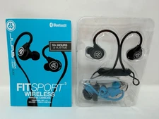 JLab Audio Fit Sport3 Earbuds with Universal Mic + Track Control - Black Unused