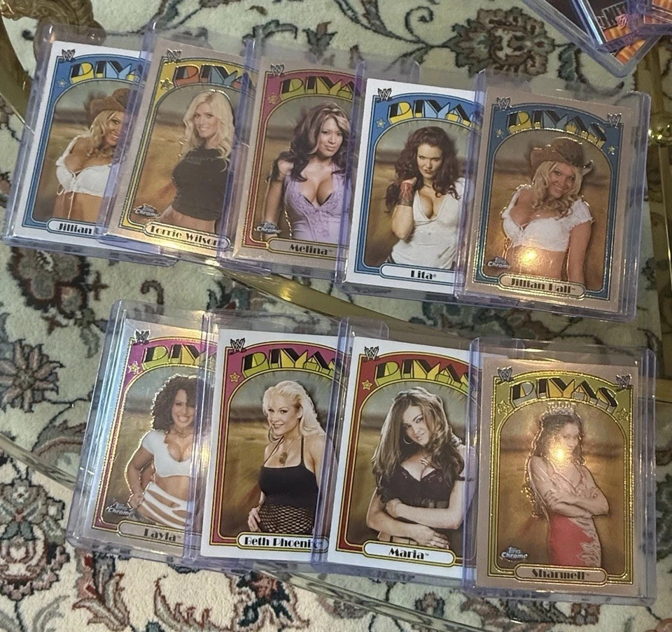 Lote de 40 Divas WWE (Fractores X/Memorabilia/Parches/Superstrellas (1999-2007) Foto 3 de 4