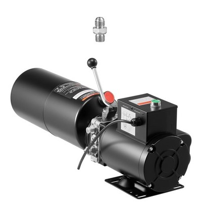 Steel Hydraulic Power Unit, 220V 2.2kW, 10-Quart, 16-20MPa, Single-Acting