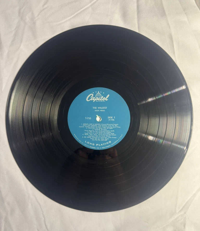 Louis Prima - The Wildest (Record, 1957) Early Mono Repress - Image 3 of 4