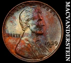 1939-S Lincoln Wheat Cent - Choice Gem Brilliant Uncirculated  Super Color  #K66