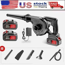 Cordless Leaf Blower Vacuum Handheld Electric Leaf Blower With 2 Battery 2025