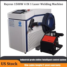 1500W Raycus Laser Welder Laser Welding Cutting Cleaning Machine Handheld US
