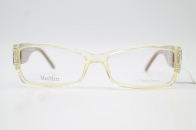 Brille MaxMara MM1043 Transparent Braun Gold Eckig Brillengestell eyeglasses Neu