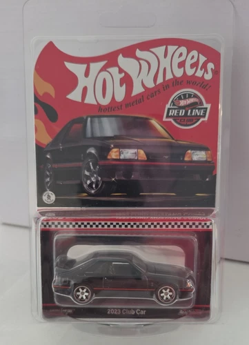 Hot Wheels RLC Red Line Club 2023 Membership 1993 Ford Mustang Cobra R Black