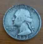 1937-S Washington Quarter 25C Silver Nice Details