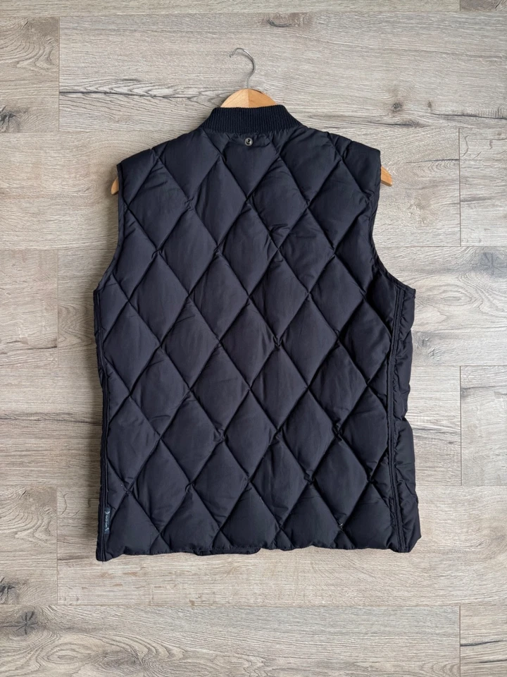 Armani Jeans Lined Vest Puffer Quilted Down Men's M - Image 2 of 4
