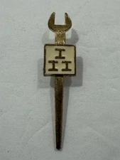 Vintage Iron Workers Ironworkers International Union White Wrench Lapel Pin
