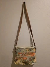 Sak Medium Leather Floral Handbag