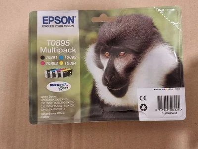 Original Epson T0895 Multipack T0891-T0894 CMYK Neu OVP MHD 03/2028 - Bild 1 von 3