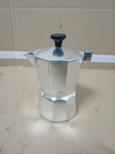 La Cafetiere Venice Aluminium Espresso Maker Three Cup Silver Gift Boxed