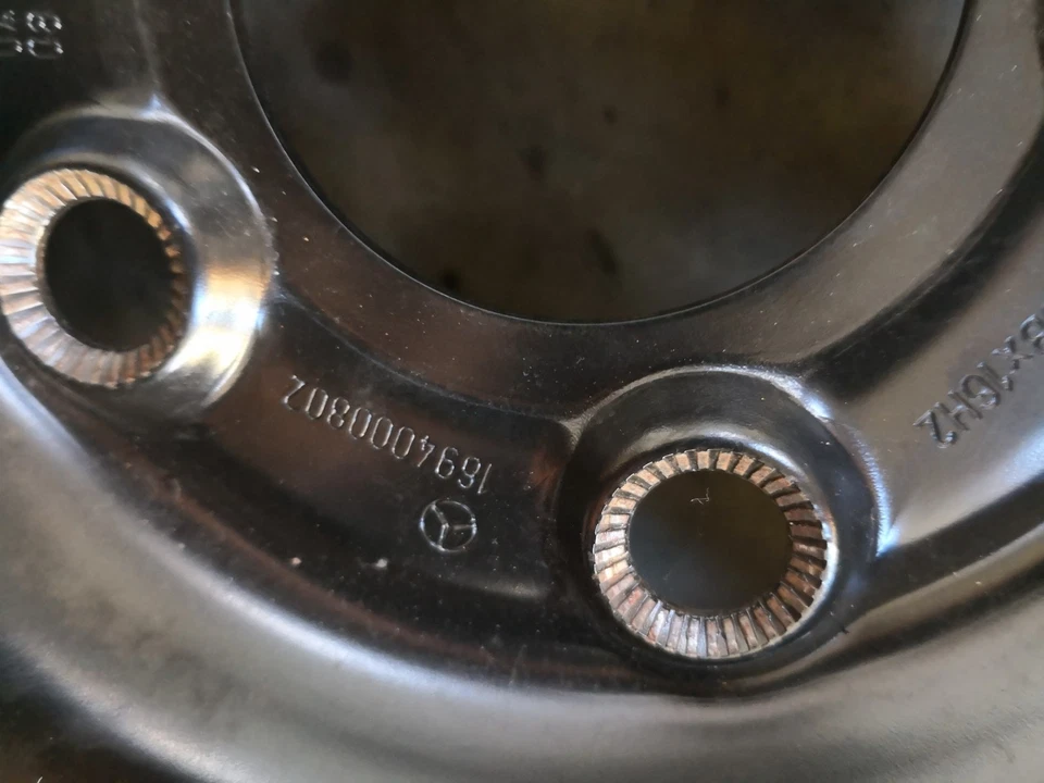 1694000802 RUOTINO DI SCORTA CONTINENTAL T125/90 R16 98M MERCEDES CLASSE A 169 - Bild 3 von 3