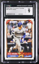 SHOHEI OHTANI, 2024 Topps TBT #86 CGC 9MT, "WORLDS BEST PLAYER!"